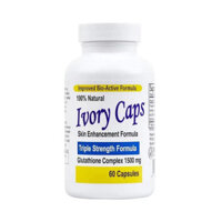 Viên uống Trắng Da Glutathione Ivory Caps Hết Nám Tàn Nhang Nhập Khẩu Mỹ Hộp 60 Viên chính hãng (Date 12/2026)