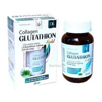 Viên uống trắng da GLUTATHIONE 600 - COLLAGEN GLUTATHION GOLD_Hộp 30 viên giúp làm đẹp da ,hết nám tàn nhang