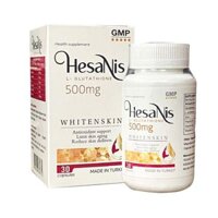 Viên uống trắng da Hesanis L Glutathione 500mg hộp 30 viên Thổ nhĩ kỳ
