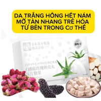 Viên Uống Trắng Da Hủy Nám Chống Nắng Nội Sinh Cubilose Cà Chua Trắng - Hộp 30 viên