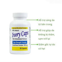 Viên uống trắng da Ivory Caps cao cấp chính hãng