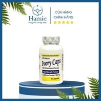 Viên Uống Trắng Da Ivory Caps Glutathione Complex 1500mg 60 Viên Mỹ