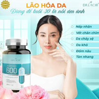 Viên uống trắng da mờ nám Glutathione 600 Dr Lacir 1200mg