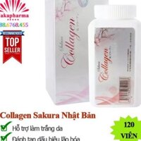 Viên Uống Trắng Da Mờ Nám Collagen Sakura Giảm Nấp Nhăn Đến Từ Nhật Bản