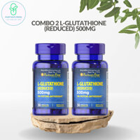 Viên uống Trắng Da, Mờ Nám, Thải Độc L- Glutathione (Reduced) 500mg Puritan's Pride 30 viên Mỹ