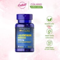 Viên uống trắng da mờ nám puritan's pride l- glutathione 500mg hộp 30 viên Healthy Care Extate Official Mall