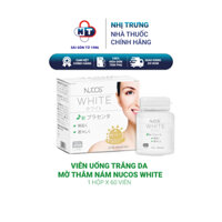 Viên uống trắng da mờ thâm nám Nucos White 60 viên