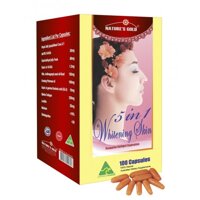 Viên uống trắng da Nature’s Gold Whitening Skin 5 in 1