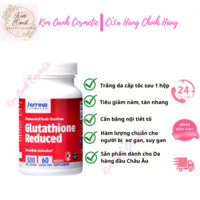 Viên uống trắng da nội sinh Jarrow Glutathione Reduced 500mg 120 viên