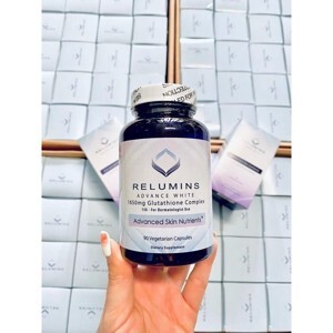 Viên uống trắng da Relumins Advance White Glutathione Complex - 90 viên , 1650mg
