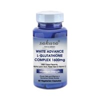 Viên uống trắng da Sakura White Advance L -Glutathione Complex 1600mg – Nhà Thuốc