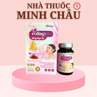 Viên uống trắng da sáng da đẹp da Collagen DTA làm sáng da giảm nám da, nhăn da, khô da, giúp da sáng đẹp hộp 30 viên