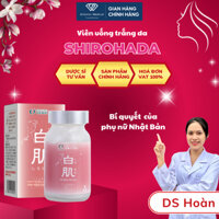 Viên Uống Trắng Da SHIROHADA Genki Fami Hỗ Trợ Dưỡng Ẩm, Ngăn Ngừa Lão Hóa, Giảm Thâm Sạm Hộp 1 Lọ 90 Viên