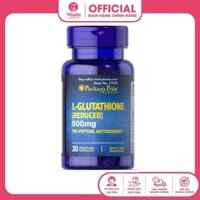 Viên uống trắng da, tăng cường hệ miễn dịch Puritan's Pride Premium L-Glutathione 500mg 30 viên Mỹ