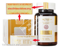 Viên uống trắng da Tatiomax Gold Glutathione 1800mg mẫu mới