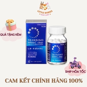 Viên uống trắng da Trasino White C - 120 viên