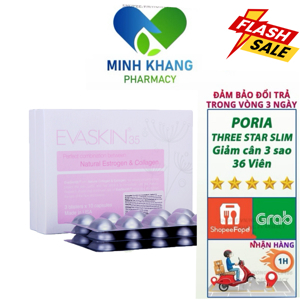 Viên uống trắng da trị nám Evaskin 35