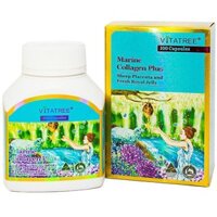 Viên uống trắng da Vitatree Marine Collagen Plus 100V