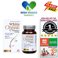 Viên uống trắng da White Organic Glutathione 500mg toàn thân cấp tốc hỗ trợ ngừa nám dưỡng trắng da body chống nắng