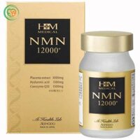 Viên uống trẻ hóa da NMN Aishodo 12000 Nhật Bản (Hộp 60 viên)