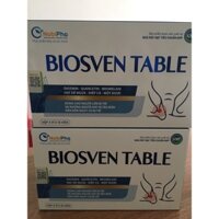VIÊN UỐNG TRĨ BIOSVEN TABLE - Hỗ trợ nhuận tràng, táo bón không no bị trĩ. Hộp 30 viên