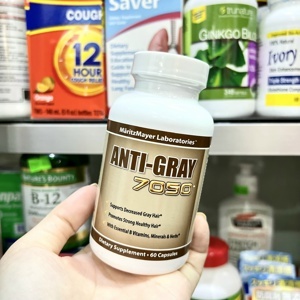 Viên uống trị tóc bạc sớm Anti Gray 7050 - 60 viên
