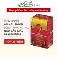 Viên Uống Trùng Thảo Sâm Nhung Ăn Ngủ Ngon NCP - Hộp 30v