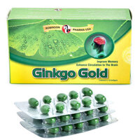 Viên uống tuần hoàn não Ginkgo Gold, hỗ trợ tuần hoàn và tăng lưu lượng máu