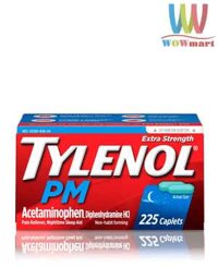 Viên uống Tylenol PM Acetaminophen Extra Strength 500mg 225 Caplets