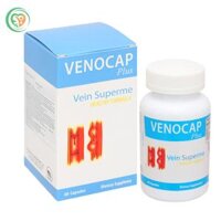 Viên uống Venocap Plus hỗ trợ giảm suy dãn tỉnh mạch (Hộp 60 viên)