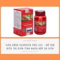 VIÊN UỐNG VENPOTEN PRO LIFE - HỖ TRỢ ĐIỀU TRỊ GIÃN TĨNH MẠCH HỘP 30 VIÊN
