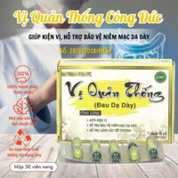 Viên Uống Vị Quản Thống Công Đức – Giúp kiện tỵ, hỗ trợ bảo vệ niêm mạc dạ dày hộp 30 viên