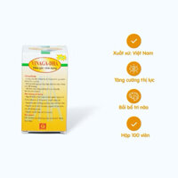 Viên uống Vinaga DHA dầu gấc Hỗ trợ tăng cường thị lực (Hộp 1 lọ 100 viên)