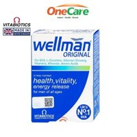 Viên Uống Vitabiotics WELLMAN Tăng Cường Sức Khỏe, Hạn Chế Lão Hóa Cho Nam Giới Hộp 30 Viên