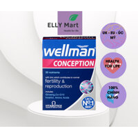 Viên Uống Vitabiotics WELLMAN Conception Tăng Cường Sức Khỏe Nam 30 Viên