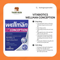 Viên uống Vitabiotics Wellman Conception - Hỗ trợ sinh sản cho nam giới