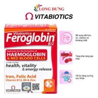 Viên uống Vitabiotics Feroglobin B12 bổ sung sắt (30 viên)