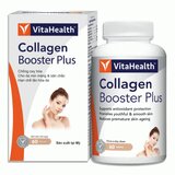 Viên uống VitaHealth Collagen Booster Plus giúp đẹp da, hạn chế lão hóa (60 viên)