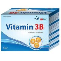 Viên uống Vitamin 3B Usa Pharma bổ sung vitamin B (B1, B6, B12) cho cơ thể (50 viên)