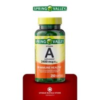 VIÊN UỐNG VITAMIN A ( sản phẩm bổ mắt) của Mỹ 2400mcg- 250 viên