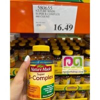 Viên uống vitamin B tổng hợp Natural Made Super B-Complex – 460 viên
