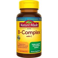 Viên uống Vitamin B tổng hợp Nature Made Super B Complex with Vitamin C and Folic Acid 140 viên date 2026
