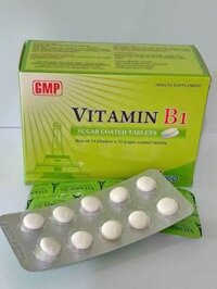 Viên uống VITAMIN B1 Apco hộp 100 viên bao đường giúp tăng cường sức khỏe giảm nguy cơ mắc các bệnh do thiếu Vitamin B 1