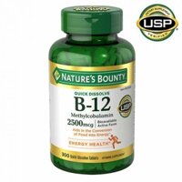 Viên uống Vitamin B12 2500mg Nature’s Bounty