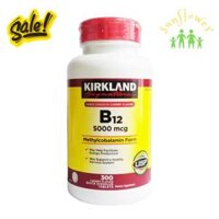 Viên uống Vitamin B12 5000mcg Kirkland 300 viên của Mỹ