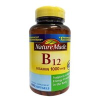 Viên Uống Vitamin B12 Natural Made Của Mỹ 1000mcg Loại 400 Viên