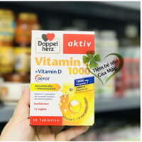 Viên uống Vitamin C 1000 + Vitamin D hàng Đức hộp 30v