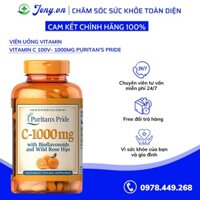 Viên Uống Vitamin C 100v- 1000mg Puritan's Pride 10/2026