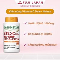 Viên uống Vitamin C Dear Natura kết hợp Vitamin B, kẽm và lợi khuẩn Nội địa Nhật - lọ 120 viên