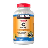 Viên Uống Vitamin C Kirkland 500mg của Mỹ
